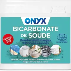 Seau de bicarbonate de soude ONYX, idéal pour le nettoyage et la neutralisation des odeurs, parfait pour le bicarbonate de soude wc camping-car.
