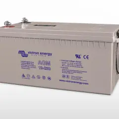 Batterie AGM Victron Energy 12V 220Ah, idéale pour votre camping-car. Puissante et fiable, elle répond à la question : quelle batterie pour camping-car ?