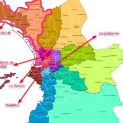 Carte des quartiers de Marseille. Idéal pour savoir que faire autour de Marseille, du Panier à la Plaine 5e, en passant par les Quartiers Nord.