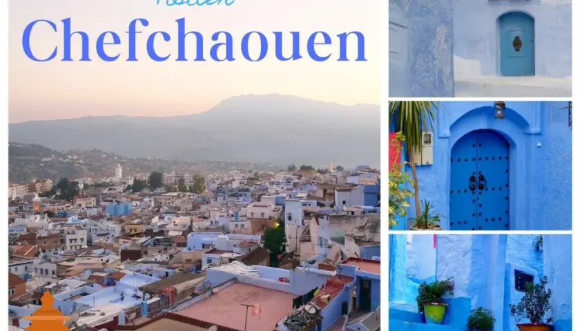Que faire à Chefchaouen ? Découvrez la ville bleue du Maroc avec ses ruelles pittoresques, ses portes bleues et ses vues panoramiques.