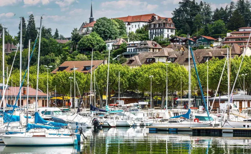 Visiter Thonon-les-Bains - port de Rives, funiculaire et Ripaille