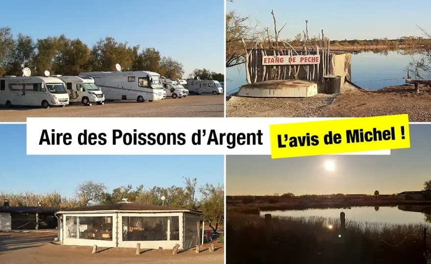 Aire camping-car Aigues-Mortes - Les Poissons d'Argent, le bon choix?