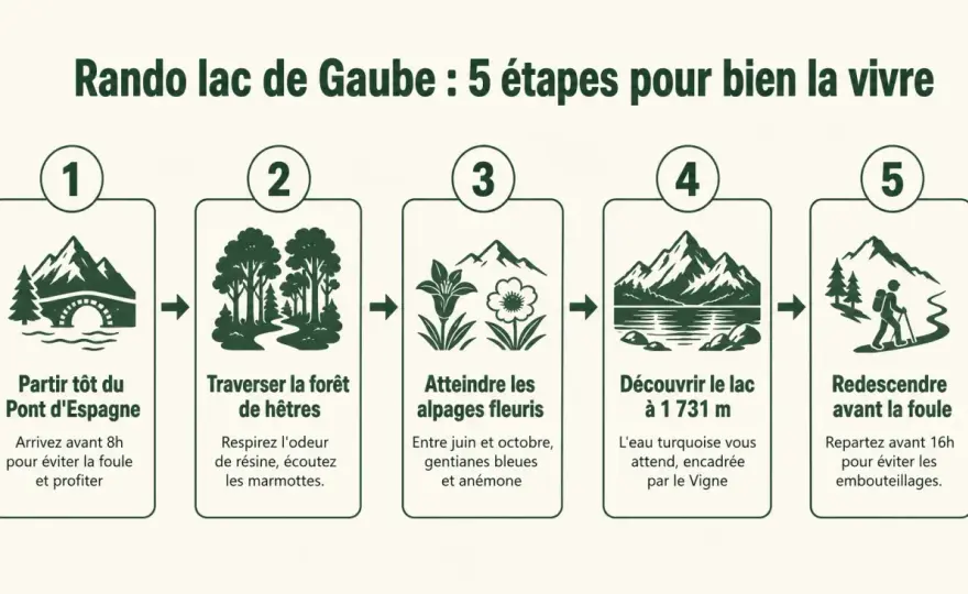 Lac de Gaube - accès, saisons et conseils pour une visite réussie