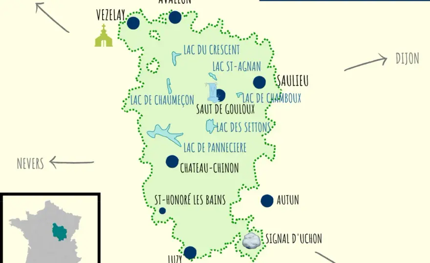 Visiter le Morvan en 3 jours - mon itinéraire idéal