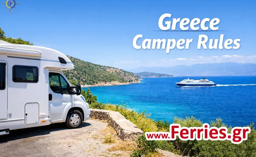 Camping-car en Grèce - règles, ferries et bonnes étapes