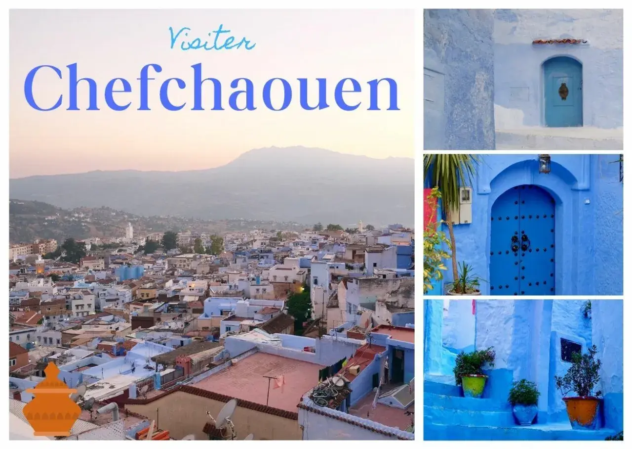 Que faire à Chefchaouen ? Découvrez la ville bleue du Maroc avec ses ruelles pittoresques, ses portes bleues et ses vues panoramiques.